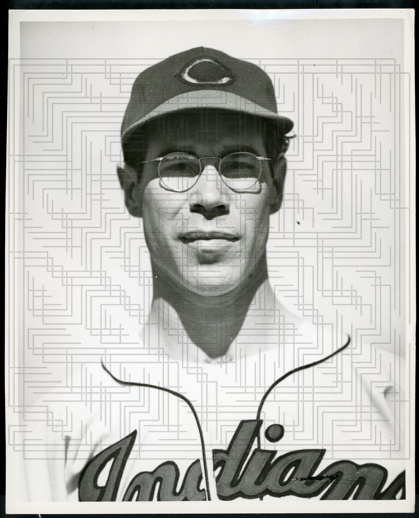 Thurman Tucker - 1948 Cleveland Indians - 8"x10" wirephoto
