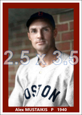 Alex Mustaikis - 1940 Boston Red Sox - choose a size & style