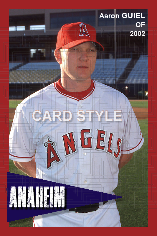 Aaron Guiel - 2002 Anaheim Angels - choose a size & style