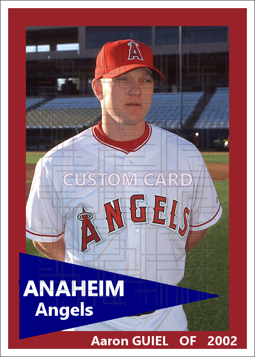 Aaron Guiel - 2002 Anaheim Angels - choose a size & style