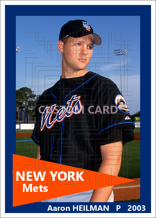 Aaron Heilman - 2003 New York Mets - choose a size & style