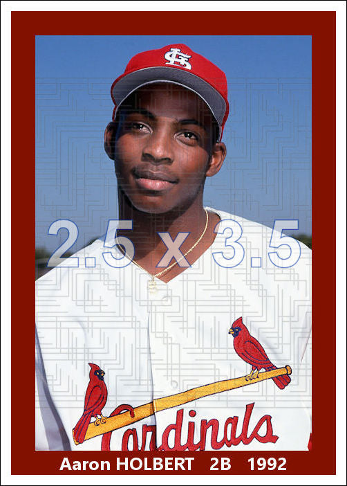 Aaron Holbert - 1992 St. Louis Cardinals - choose a size & style
