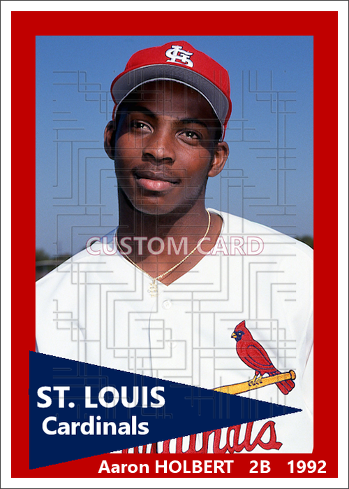 Aaron Holbert - 1992 St. Louis Cardinals - choose a size & style