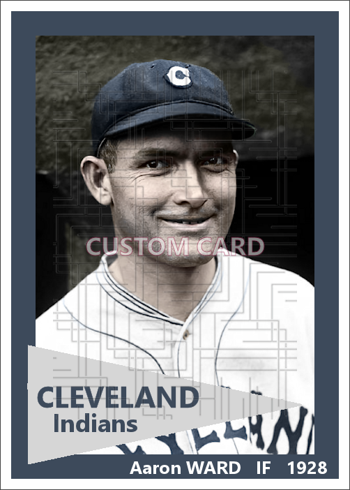Aaron Ward - 1928 Cleveland Indians - choose a size & style