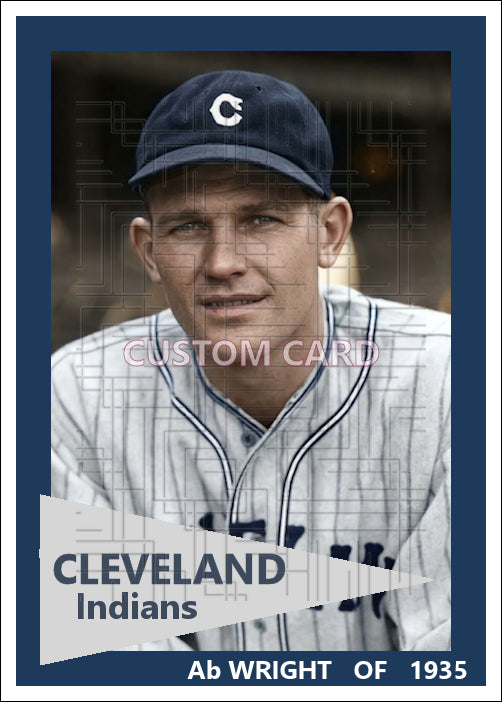 Ab Wright - 1935 Cleveland Indians - choose a size & style