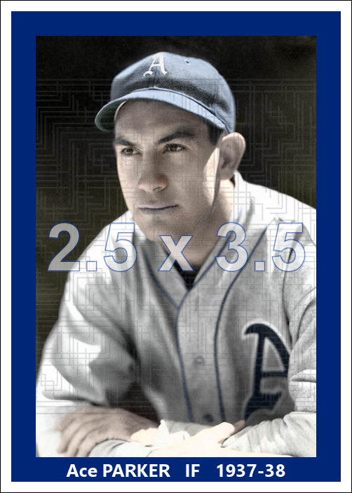 Ace Parker - 1937-38 Philadelphia Athletics - choose a size & style
