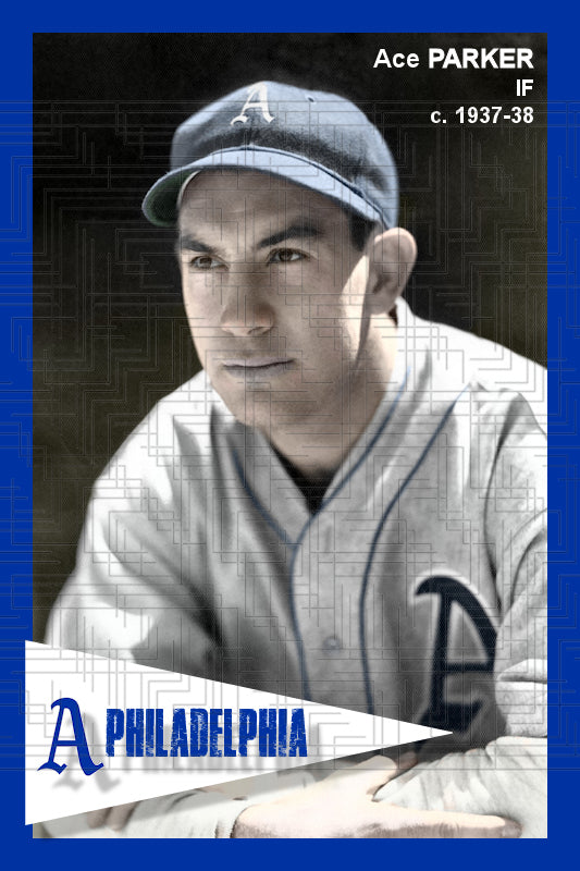 Ace Parker - 1937-38 Philadelphia Athletics - choose a size & style