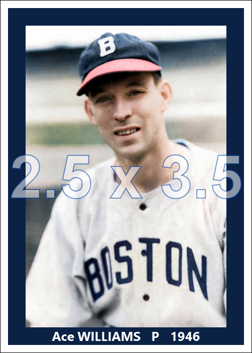 Ace Williams - 1946 Boston Braves - choose a size & style