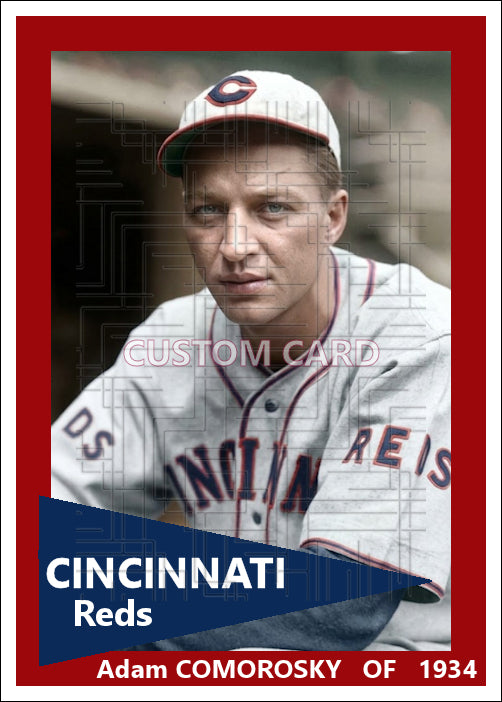 Adam Comorosky - 1934 Cincinnati Reds - choose a size & style