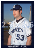 Adam Eaton - 2002 San Diego Padres - choose a size & style