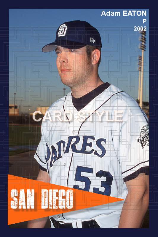 Adam Eaton - 2002 San Diego Padres - choose a size & style