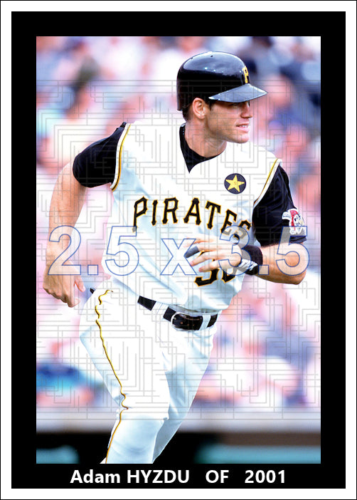 Adam Hyzdu - 2001 Pittsburgh Pirates - choose a size & style