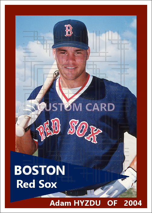 Adam Hyzdu - 2004 Boston Red Sox - choose a size & style