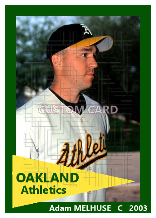 Adam Melhuse - 2003 Oakland Athletics - choose a size & style