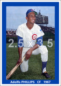 Adolfo Phillips - 1967 Chicago Cubs - choose a size & style