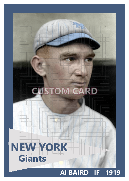 Al Baird - 1919 New York Giants - choose a size & style