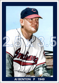 Al Benton - 1949 Cleveland Indians - choose a size & style