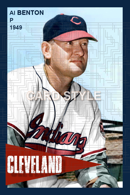 Al Benton - 1949 Cleveland Indians - choose a size & style