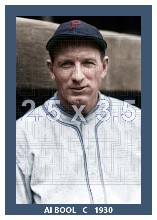 Al Bool - 1930 Pittsburgh Pirates - choose a size & style