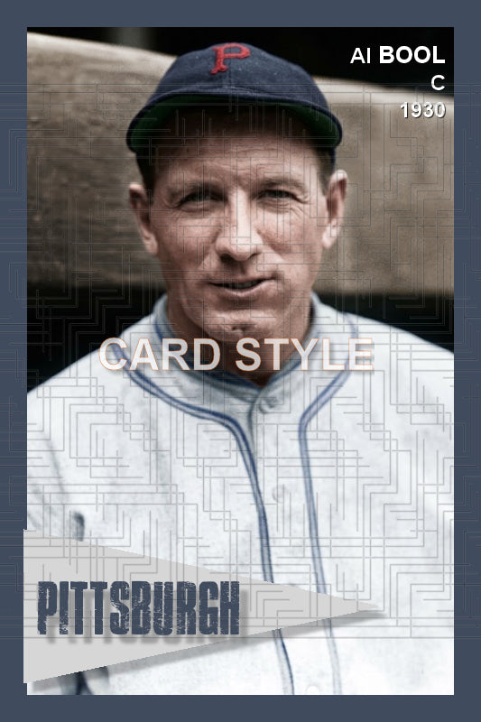 Al Bool - 1930 Pittsburgh Pirates - choose a size & style