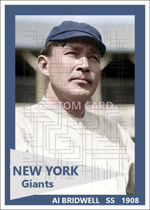Al Bridwell - 1908 New York Giants - choose a size & style