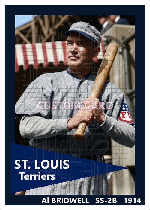 Al Bridwell - 1914 St. Louis Terriers - choose a size & style
