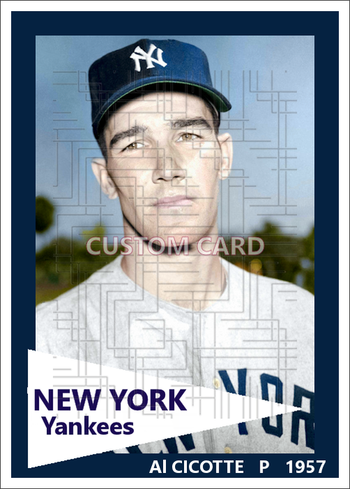 Al Cicotte - 1957 New York Yankees - choose a size & style