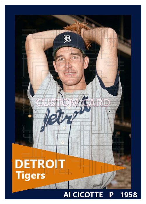 Al Cicotte - 1958 Detroit Tigers - choose a size & style