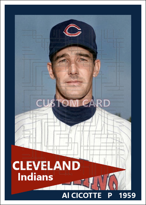 Al Cicotte - 1959 Cleveland Indians - choose a size & style