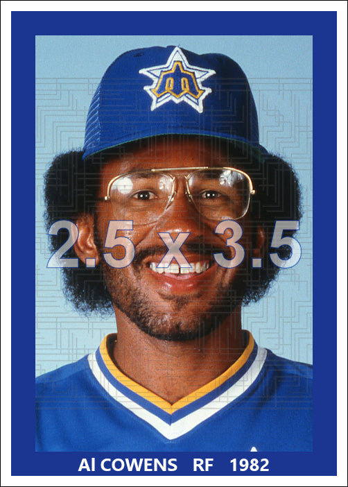 Al Cowens - 1982 Seattle Mariners - choose a size & style