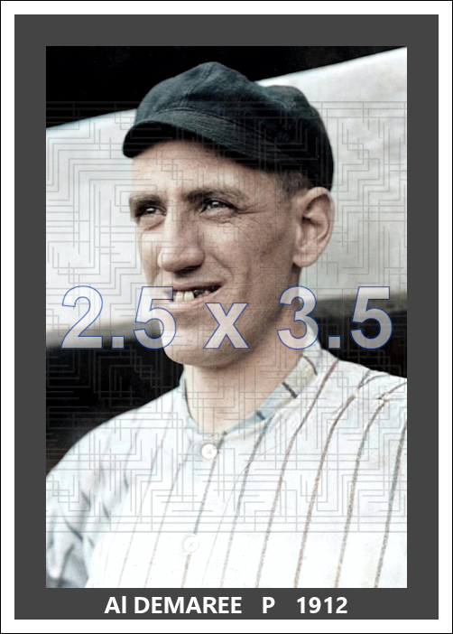 Al Demaree - 1912 New York Giants - choose a size & style
