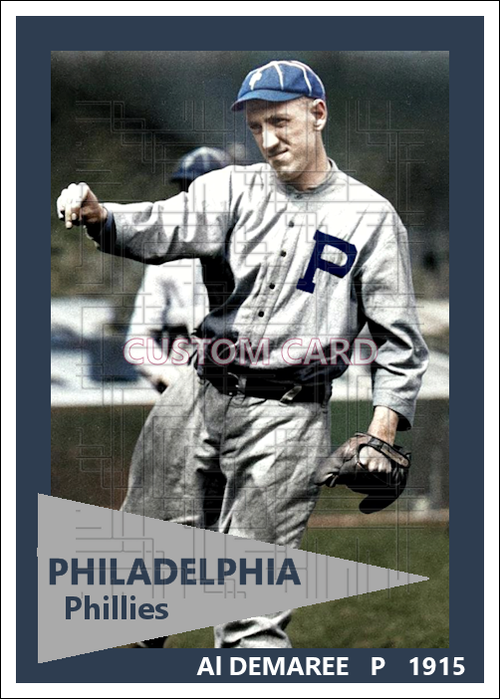 Al Demaree - 1915 Philadelphia Phillies - choose a size & style