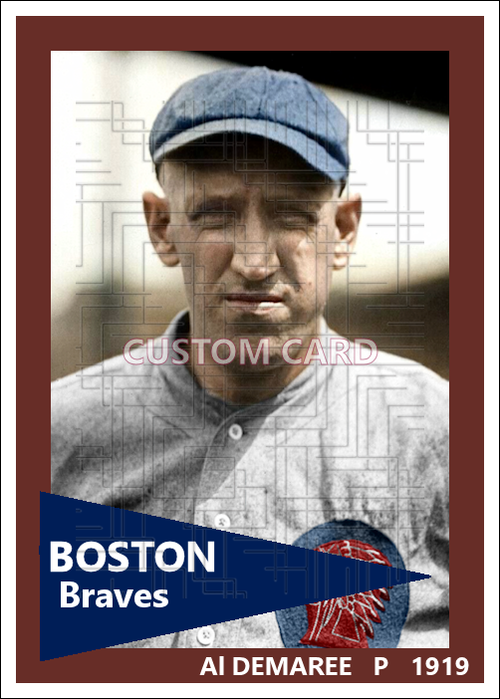 Al Demaree - 1919 Boston Braves - choose a size & style
