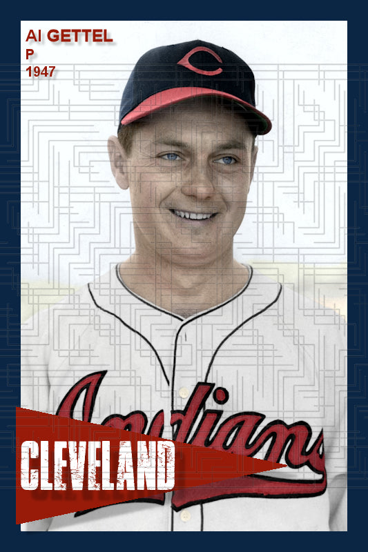 Al Gettel - 1947 Cleveland Indians - choose a size & style