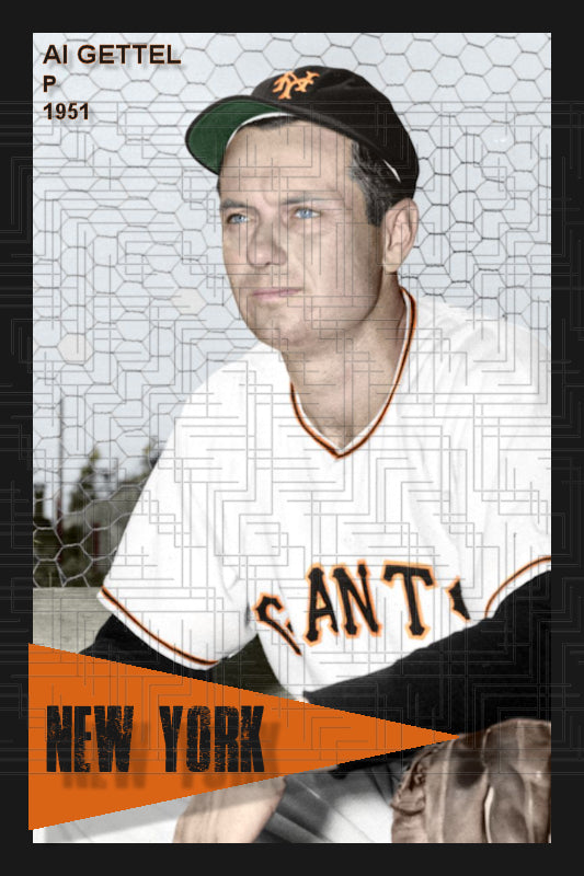 Al Gettel - 1951 New York Giants - choose a size & style