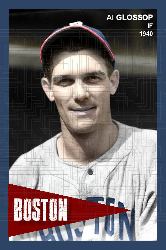 Al Glossop - 1940 Boston Bees - choose a size & style