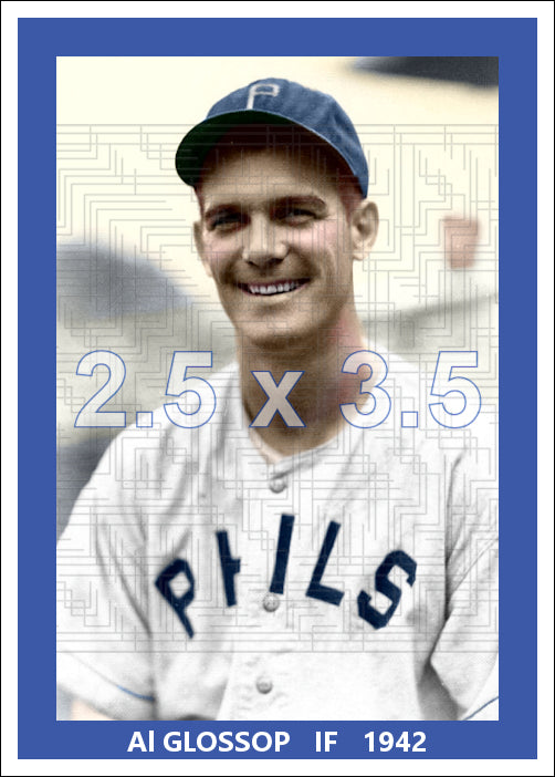 Al Glossop - 1942 Philadelphia Phillies - choose a size & style