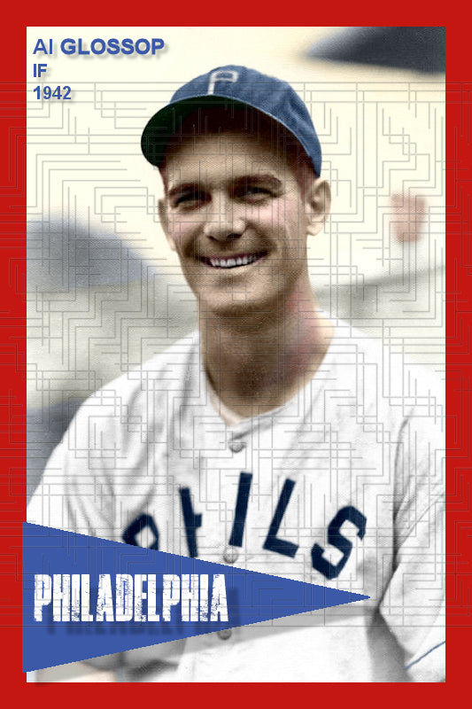 Al Glossop - 1942 Philadelphia Phillies - choose a size & style