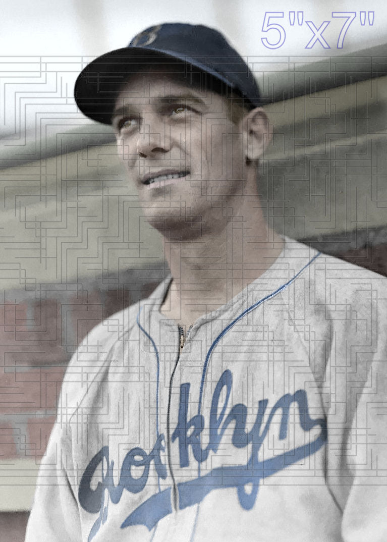 Al Glossop - 1943 Brooklyn Dodgers - choose a size & style