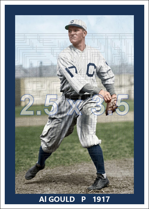Al Gould - 1917 Cleveland Indians - choose a size & style