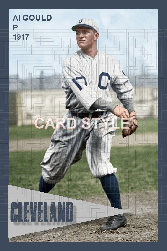 Al Gould - 1917 Cleveland Indians - choose a size & style