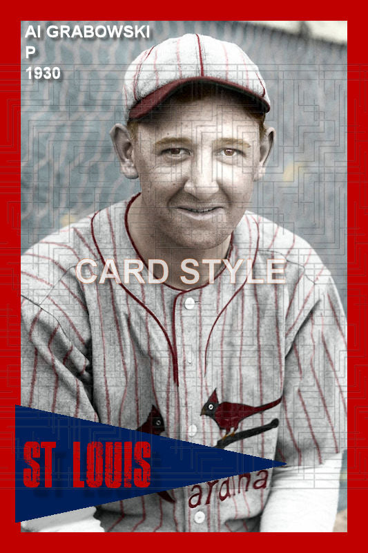 Al Grabowski - 1930 St. Louis Cardinals - choose a size & style