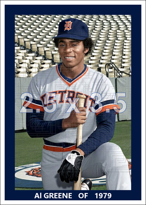 Al Greene - 1979 Detroit Tigers - choose a size & style