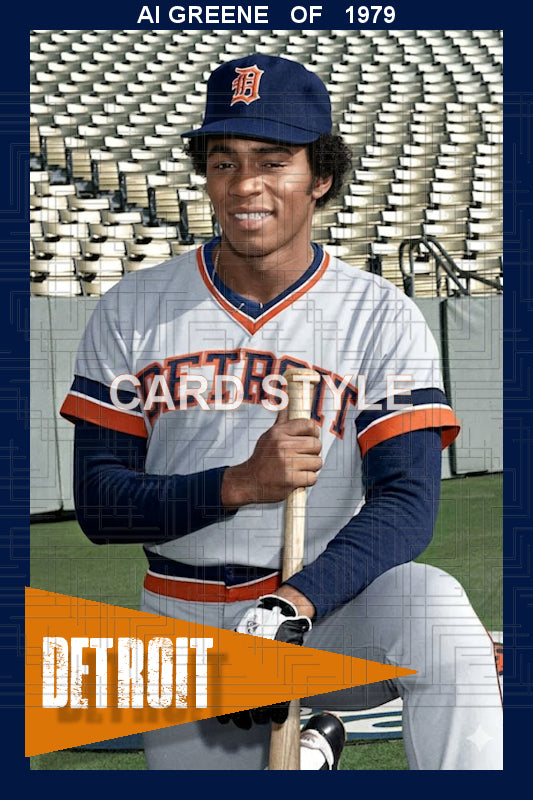Al Greene - 1979 Detroit Tigers - choose a size & style