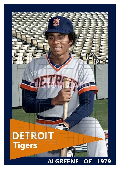 Al Greene - 1979 Detroit Tigers - choose a size & style