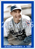 Al Hollingsworth - 1939 Brooklyn Dodgers - choose a size & style