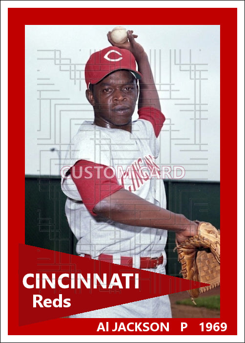 Al Jackson - 1969 Cincinnati Reds - choose a size & style