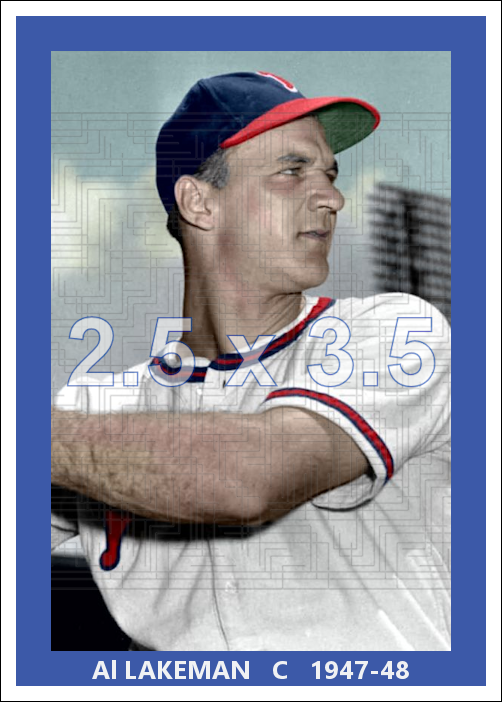 Al Lakeman - 1947-48 Philadelphia Phillies - choose a size & style