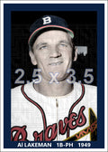 Al Lakeman - 1949 Boston Braves - choose a size & style