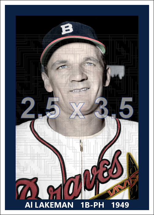 Al Lakeman - 1949 Boston Braves - choose a size & style